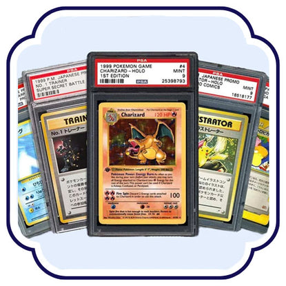 graded and non graded pokemon slabs